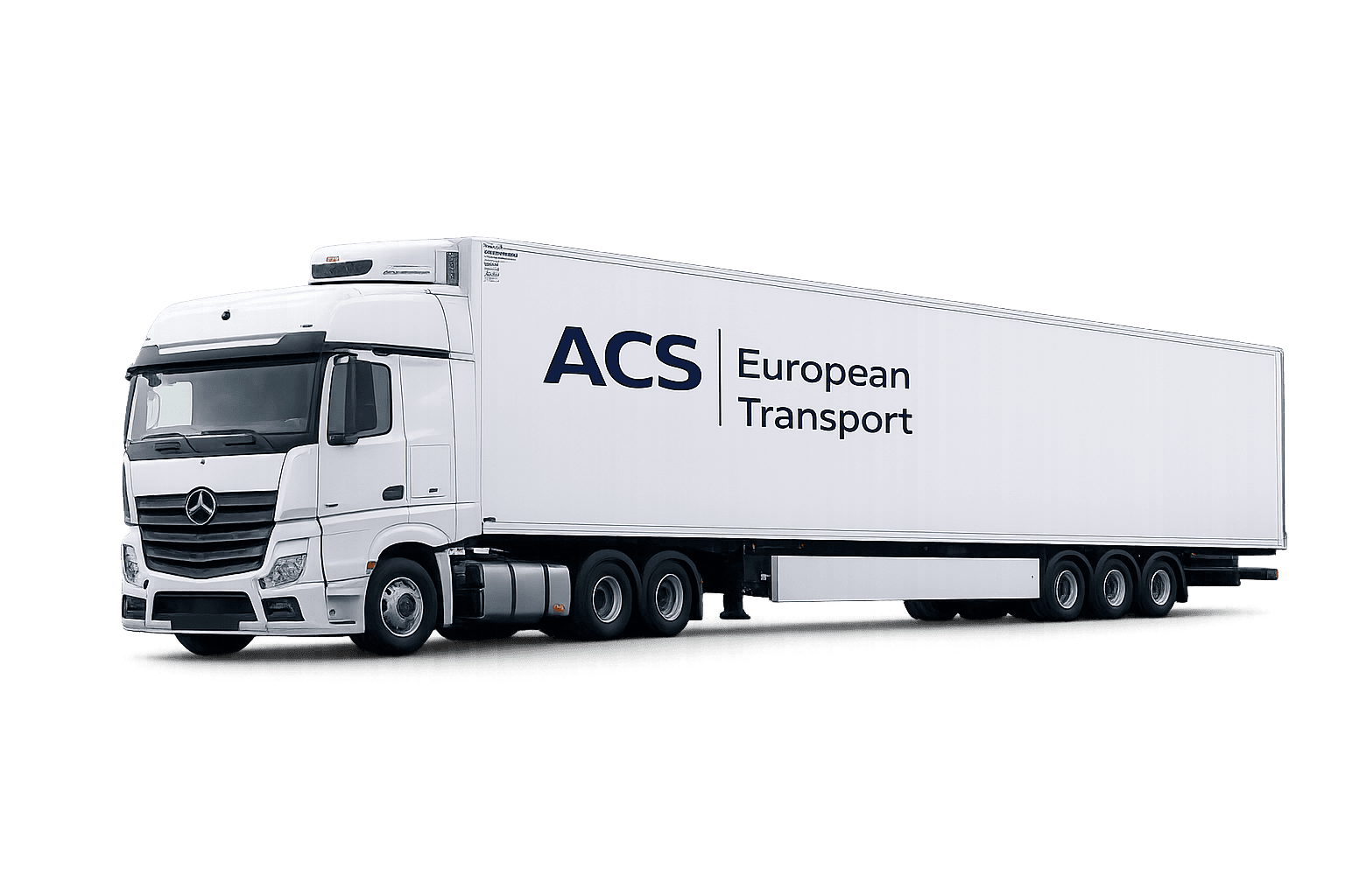 13.6 metre refrigerated artic trailer for temperature controlled European full loads